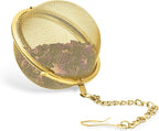 Pinky Up Small Ball in Gold Tea Infusers