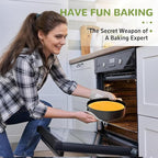 ZeroPone 7 Inch Springform Pan with Removable Bottom, Non-stick Round Spring Form Cake Mold Cheesecake Pan For Baking