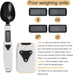Electronic Food Measuring Spoon, Stainless Steel Digital Scoop Scale Small Baking Weight Cup with LCD Display 300g/0.1g High Precision Gram Kitchen Gadgets for Home Kitchen