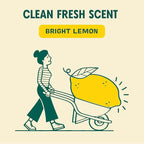 Aunt Fannie's All Purpose Household Cleaner, Multi-surface Spray, Powered by Vinegar for Kitchen, Bath, Windows and Countertops, Lemon Scent (Refill)