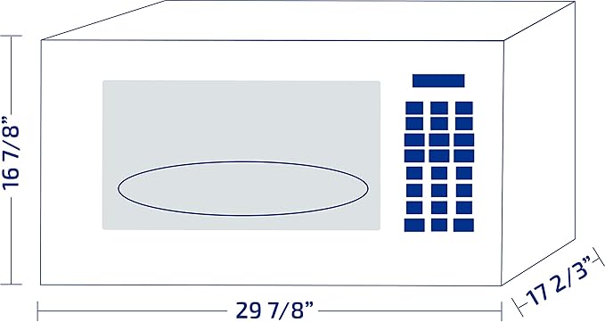 Impecca 1.6 cu. ft. Over-the-Range 30” Microwave Oven 1000 Watts, with Surface Light, 2 Speed Vent System, Touchpad Controls, Digital Clock, Timer, LED Display and Child Lock, White