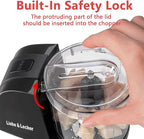 Liebe&Lecker Mini Food Processor,1.5 Cup Mini Chopper for Cutting Vegetable, Garlic,Onion and Meat