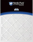 Nordic Pure 20x20x1 (Actual Size: 19 1/2 x 19 1/2 x 3/4) Poly Green MERV 6 AC Furnace Air Filters – Reduces Dust, Pollen, Pet Dander & Allergens – 2-Pack