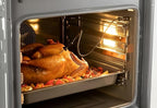 Roasting Pan Heavy Duty Stainless steel Turkey Pans for Oven,Toaster Oven Tray Pans with cooling rack,Hotel Pan, Barbeque Grill Pan,Deep Edge,Mirror treatment, Dishwasher Safe (15.5"x11.6"x2.8")