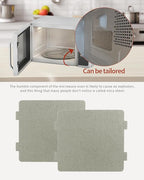 2 PCS Waveguide Cover, Universal Mica Sheet for Microwave Oven, Cut to Size, 108mmX99mm