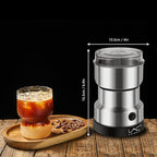 Coffee Grinder Electric & Spice Grinder, 150W Fast Grinding with Stainless Steel Blades | for Coffee Beans, Spices, Seeds, Herbs | Dry Food Mill | Mini Kitchen Grinder (Handheld)