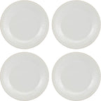 Lenox 895721 French Perle Groove Dinner Plates, Set Of 4