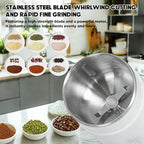 Electric Coffee Grinder & Spice Grinder, 200W Fast Grinding with Stainless Steel Blades 500ML | for Coffee Beans, Nuts, Seeds | Dry Food Mill | Mini Kitchen Grinder With handle