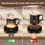 Coffee Mug Warmer for Desk with Auto Shut Off, Coffee Warmer with Auto Shut Off for Desk Office Home ((Valentines Day Coffee Gifts))
