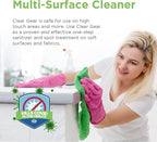 Clear Gear - Disinfectant, Cleaner, and Deodorizer for Sports Equipment, Gyms, and Fitness Centers - EPA-Registered, Hospital Grade, Made in USA - 1 Gallon Bottle