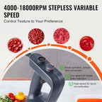 VEVOR Commercial Immersion Blender, 500W Heavy Duty Hand Mixer, 16 inch Stepless Variable Speed Mixer with Stainless Steel Blade, Multi-Purpose Portable Mixer for Soup, Sauces, Mashed Potatoes, Cream