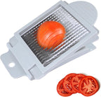 Tomato Slicer,Stainless Steel Tomato Cutter Dedicated Tomato Slicing Tool Portable and Easy Work for Hamburger Salad Tomato Slices