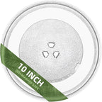 10" Microwave Turntable Compatible with GE WB49X10229 WB49X0688, 10 inch Replacement Microwave Glass Plate for Magic Chef MP-3517203600