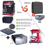 BAGSPRITE Stand Mixer Cover with Detachable Appliance Sliders Base Compatible with KitchenAid Mixer-Storage Bag for 6/7/8 Quart with Pockets for Kitchen Aid Accessories and Attachments