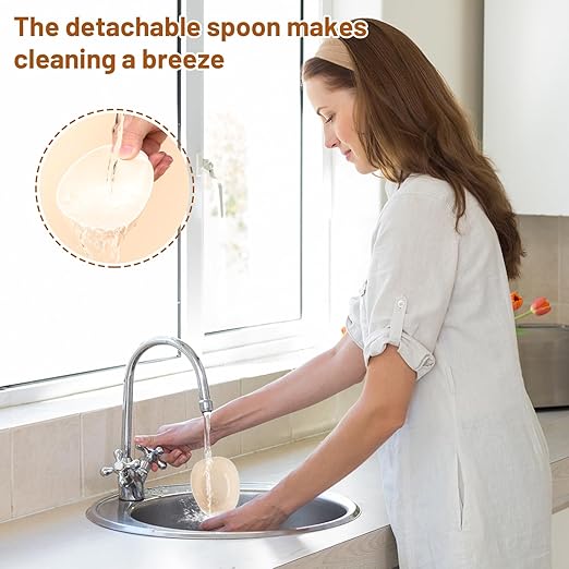 Digital Measuring Spoon Scale,Electronic Food Measuring Scale,Food Weight Scale Grams and Ounces,800g/0.1g High Precision Digital Kitchen Food Scale with LCD Screen,Household Weighing Scoop