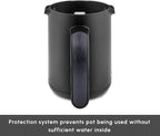 KARACA Hatır Turkish Coffee Maker, 5 Cups Electric Turkish Coffee Machine with Ember Mode, Automatic Temperature Control, Overflow Protection, Audible & Visual Alerts, Shiny Black