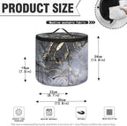 Electric Pressure Cooker Insulation Handbag Accessories Pockets Pressure Cooker Storage Bag Kitchen Decor, Rose Black Marble