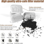 6pcs Coffee Filter Replacement for Cuisinart, Activated Charcoal Water Filter Replacement Effectively Absorb Impurities Compatible with Cuisinart Coffee Makers Machine