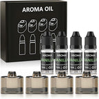 Cocktail Bubble Smoke Gun Accessories, 10ml, Includes 4 Contains, 4 Aromatic Flavor Oils, Vanilla Flavor