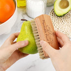 Vegetable Brush,2 Veggie Wash Brushes Potato Brush Cleaning Brush for Potato Carrot Cucumber and Fruits Vegetable Brush Scrubber for Food