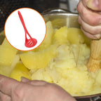 UPKOCH Silicone Potato Masher Small Kitchen Tool Baby Food Smasher Tool Vegetable Ricer Comfortable Grip Red Ideal for Mashing Potatoes Fruits and Vegetables