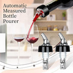 Automatic Measured Bottle Pourer - Quick Shot Spirit Measure Pourer Drinks Wine Cocktail Dispenser Home Bar Tools - 1oz/30ml (12 pack)