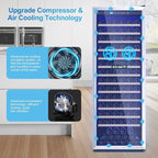158 Bottle Wine Fridge, 24 Inch Wine Cooler Refrigerator Freestanding with Professional Temperature Control System, Suitable for Mixed Bottle Sizes, Low Noise Operation (14.37cu.ft)
