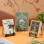 18 Pcs Plate Stands for Display, 4.5 in Metal Plate Holders Display Stands Can Be Used for Picture Stand, Book Stands for Display, Plate Display Stands, Easel, Photo Frame Stands, Plaque Stands, Black