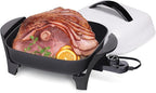 Presto 06620 11-Inch Electric Skillet,Black/White