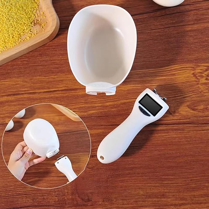 Food Measuring Scoop Scale, Digital Measuring Spoon, Weighing Spoon Scale 800g / 0.1g High Precision with LCD Screen, Display Electronic Measuring Spoon for Kitchen Gadgets and Daily Meals (1pc)