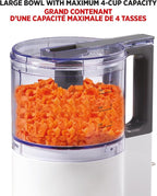 Starfrit Electric Oscillating Food Processor - 4 Cups - Measuring Spoon - High, Low & Pulse Modes - 300W