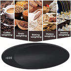 Digital Scale Grams with Coffee Spoon, 500g/0.1 Gram Scale Tea Scale for Loose Tea Black Mini Digital Pocket Jewelry Scales, Digital Kitchen Scale .1 Gram Accuracy