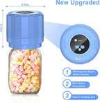 UNERVER M11 Mason Jar Vacuum Sealer - Electric Mason Jar Vacuum Sealer Kit with Wide and Regular Mouth Mason Lids, Jar Vacuum Sealer for Canning Jars, Vacuum Sealing Machine for Food Storage