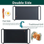 WB31X24998 WB31X24738 Stove Griddle Replacement Parts for GE Gas Stove Griddle Plate JXGRILL1 Reversible Cast Iron Griddle Pan Gas Cooktop JGS760SPSS JGBS66REK4SS GE Appliance Accessories 1 Pack