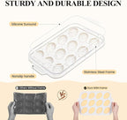Vinino Silicone Madeleine Pan with Metal Reinforced Frame, 12-Cavity Shell Shape Madeleine Mold with Non-Slip Handle, Nonstick Madeleine Cookie Trays for Oven, BPA Free, Dishwasher Safe- Cream
