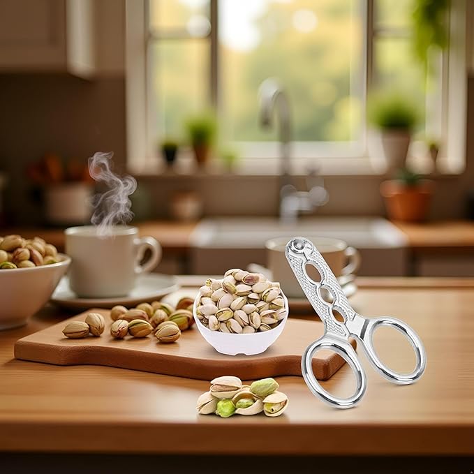 Nut Crackers Nuts Pistachio Sheller Opener Kitchen Tools Stainless Steel Nutcracker Multi-Function Walnut Pine Sheller Opener Specialty Gadgets