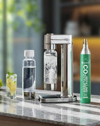 MOKKOM CO2 Cylinder for Soda Maker, CO2 Exchange Canister, Threaded Style, Compatible with All 'Screw-In' Sparkling Water Makers, Carbonates Any Drink with CO2 Tanks Gas Refill Cylinder (1PCS)