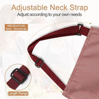 VALOME 2 Pack Kitchen Aprons, Apron for Cooking with 2 Pockets, Unisex Adjustable Neck Strap Chef Aprons for Men Women