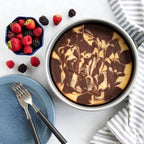 Nordic Ware Brilliant™ Colorful Bakeware 9-Inch Round Pan, Nonstick made without PFAS or PTFE for safe cooking; Reinforced steel rim prevents warping