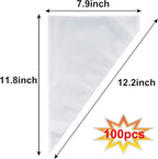 Piping Bags, Pastry Bags 12 Inch 100pcs, Disposable Icing Piping Pastry Bags For Cookie/Cake Decorating Supplies, Anti Burst And Non-Slip Thicken Cake Decorating Bags.