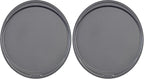 GoodCook Everyday Nonstick Steel Pizza Pan, 12", Gray (Pack of 2)