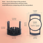 OOKUU Apple Slicer and Corer, [Large Size] 16-Blade Heavy Duty Apple Cutter with Base, [Upgraded] Cut Apples All The Way Through, Stainless Steel Ultra-Sharp Blade