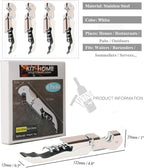 Professional Waiter Corkscrew Wine Openers Set(4PCS), Heavy Duty Stainless Steel Hinges Wine Key for Restaurant Waiters, Sommelier, Bartenders