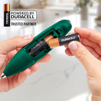 Zulay Kitchen Powerful Milk Frother Wand With 4 AA Duracell Batteries - Ultra Fast Handheld Drink Mixer - Electric Whisk Foam Maker for Coffee, Lattes, Cappuccino, Matcha & Creamer - Dark Green