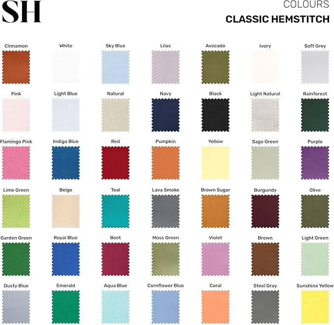 Solino Home Linen Cloth Napkins Set of 4-100% Pure Linen Brown Sugar Dinner Napkins 20 x 20 Inch - Classic Hemstitch, Handcrafted and Machine Washable