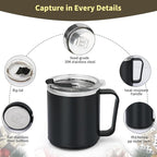 VOBAGA Coffee Mug Warmer &15oz Mug Set for Desk, Smart Coffee Cup Warmer for Office Home with 5 Temp Settings, Coffee Warmer with 2-12H Auto Shut Off, for Candles Coffee Cocoa Milk, Coffee Accessories