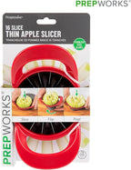 PrepWorks Dishwasher Safe Apple Slicer and Corer – 16-Slice Thin Apple Cutter with Safety Cover