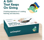 eat2explore Cooking Kits for Kids 15 Pcs – Interactive & Educational Kids Cooking Sets Real for Ages 5 and Up,3 Recipe Cards & Global Ingredients – Fun for Young Chefs (Ukraine Edition)