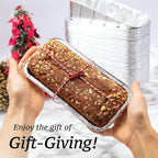 (65 Pack) 2Lb Foil Bread Pans for Baking, Disposable Bread Pans - Perfect for Baking Banana Bread, Cakes & Meatloaf - 2 Pound Aluminum Pans for Food Serving - 8.5" X 4.5" X 2.5"
