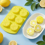 3D Lemon Candy Mold, 2 Pack Silicone Fruit Molds, Ymapinc Reusable Baking Mold for Chocolates, Jellies, Candles & Desserts, Oven/Dishwasher Safe Candy Making Supplies
